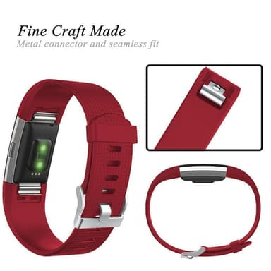 Fitbit Charge 2 armband Röd (L)