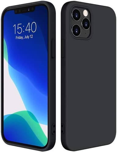 Stöttåligt mobilskal för iPhone 12 Mini Svart