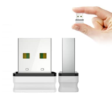 USB Wifi adapter 150 Mbps 2.4GHz nätverksadapter - vit