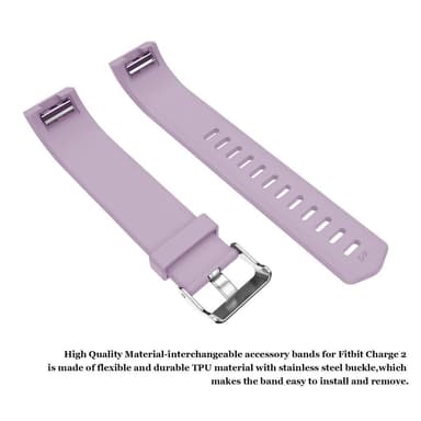 Fitbit Charge 2 armband - Lila - L
