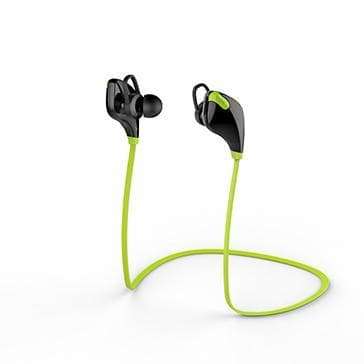 Träningshörlurar Bluetooth in-ear svart/grön