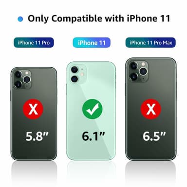 iPhone 11 Backup batteriskal 5000 mAh Svart