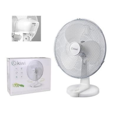 Bordsfläkt kiwi kfan-7615 ø 40 cm 45w vit