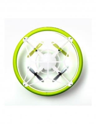 Radiostyrd minidrönare 160mm - skyddsring, höjdsensor silverlit bumperdrone mini