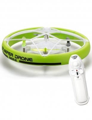 Radiostyrd minidrönare 160mm - skyddsring, höjdsensor silverlit bumperdrone mini