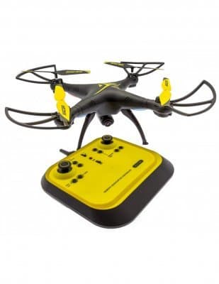Stor radiostyrd drönare 380mm, kamera, 6-axlat gyro - silverlit spyracer