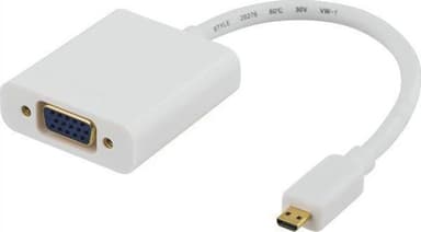 Qnect micro HDMI - VGA adapter (0.2m)