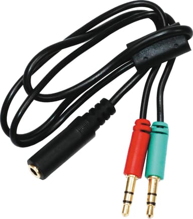 Qnect 3.5mm stereo ljudadapter