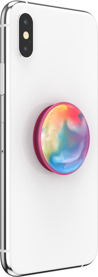 Popsockets Luxe mobilhållare (swirl rainbow)