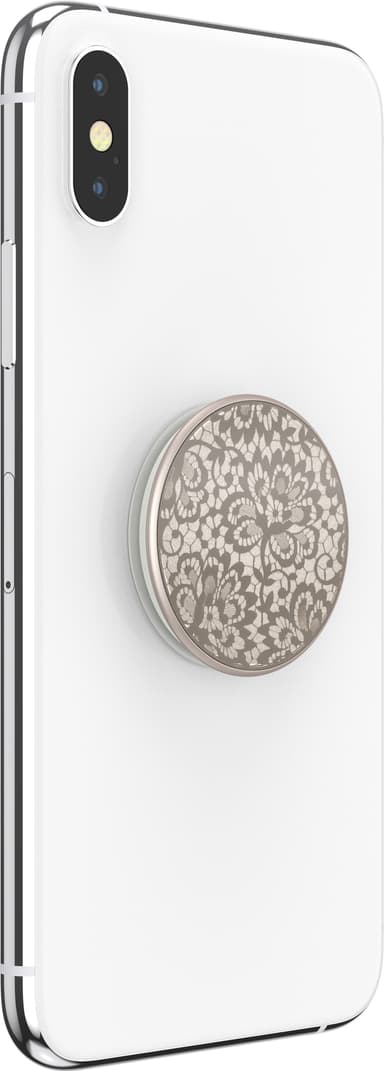 Popsockets Luxe mobilhållare (lasercut metal floral lace)