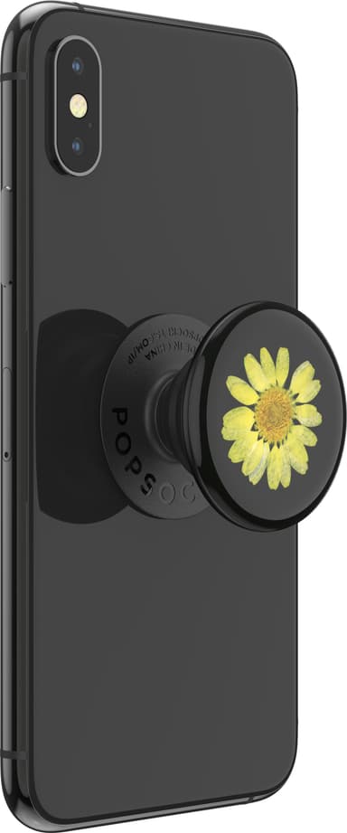 Popsockets Premium mobilhållare (pressed flower yellow daisy)
