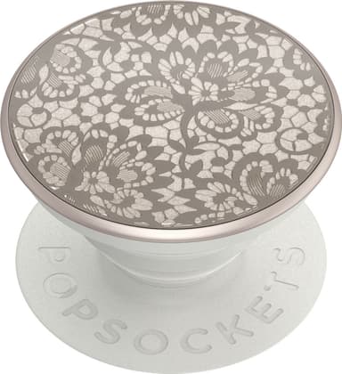 Popsockets Luxe mobilhållare (lasercut metal floral lace)