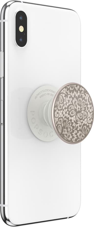 Popsockets Luxe mobilhållare (lasercut metal floral lace)