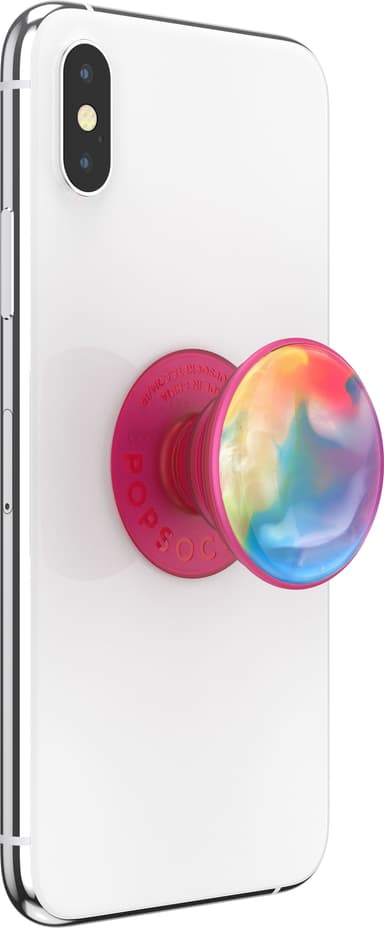 Popsockets Luxe mobilhållare (swirl rainbow)