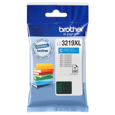Brother bläckpatron LC-3219XLC XL Cyan