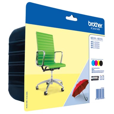 Brother LC-229XLVAL Cyan Magenta Gul Svart