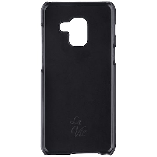 La Vie Samsung Galaxy A8 leather case (espresso-svart)