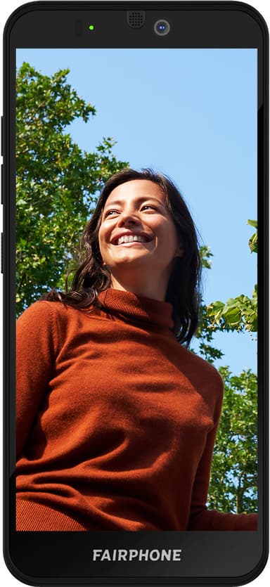 Fairphone 3 Plus smartphone (svart)