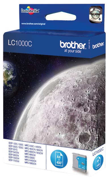 Brother bläckpatron LC1000C Cyan