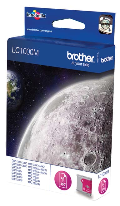 Brother bläckpatron LC1000M Magenta