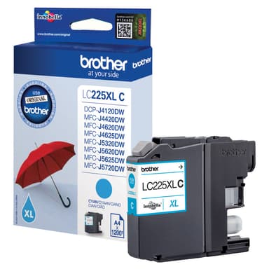 Brother bläckpatron LC-225XLC XL Cyan