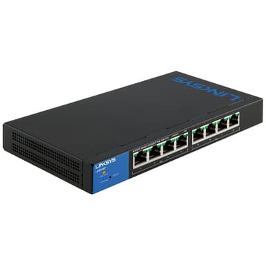 Linksys LGS308P smart 8-port Gigabit PoE Plus switch Linksys LGS308P smart 8-port Gigabit PoE Plus switch