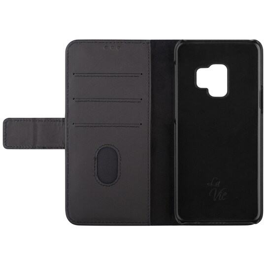 La Vie Samsung Galaxy S9 plånboksfodral (svart)