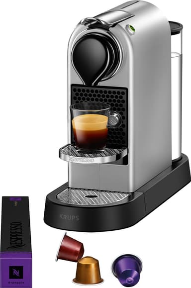NESPRESSO® CitiZ kaffemaskin av Krups, Silver