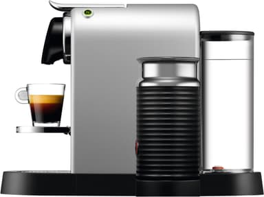 NESPRESSO® CitiZ And Milk kaffemaskin av Krups, Silver