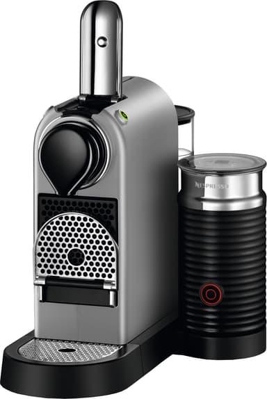NESPRESSO® CitiZ And Milk kaffemaskin av Krups, Silver