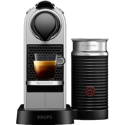 NESPRESSO® CitiZ And Milk kaffemaskin av Krups, Silver