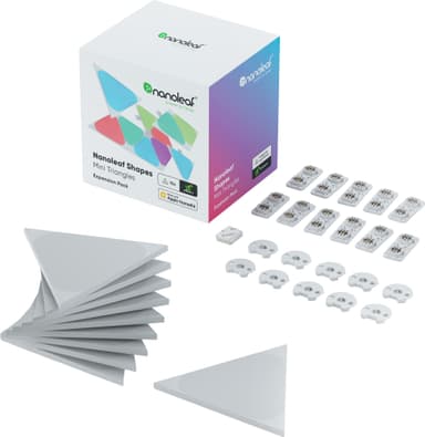 Nanoleaf Shapes Mini Triangles expansionspaket (10 paneler)