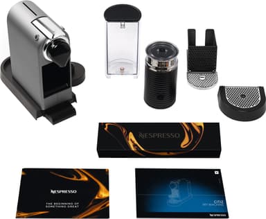NESPRESSO® CitiZ And Milk kaffemaskin av Krups, Silver