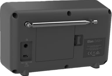 Pure Elan DAB+/FM-radio (svart)