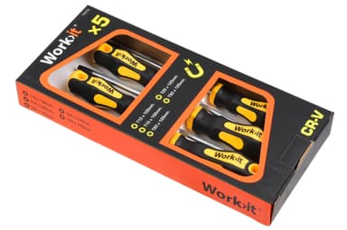 TORX skruvmejselset, 5 delar