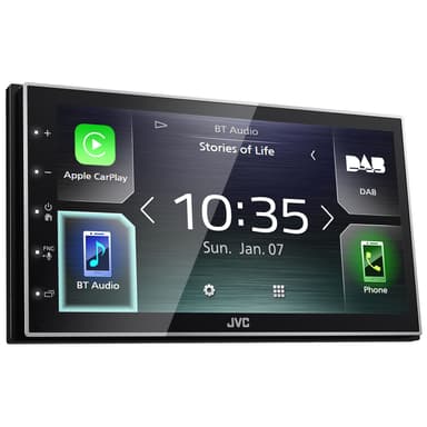 JVC Double DIN Dab+ mediamottagare KW-M745DBT