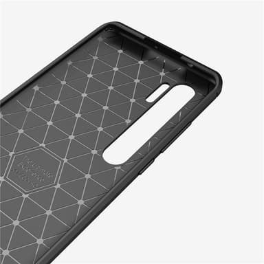 Stöttåligt Armor Carbon TPU-skal Xiaomi Mi Note 10 / Note 10 Pro - Grå