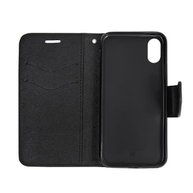 Plånboksfodral Fancy iPhone Xs Max - Svart - Svart