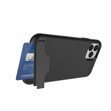 iPhone 11 Pro Max | Armor skal | Korthållare - Svart