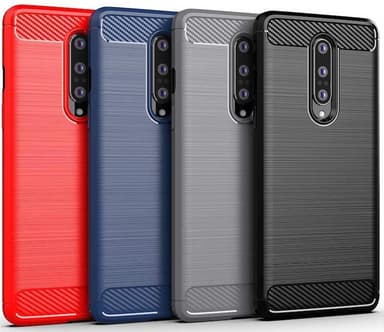 Stöttåligt Armor Carbon TPU-skal Oneplus 8 - Blå