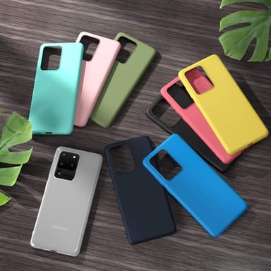 SKALO Samsung S20 Ultra Ultratunn TPU-Skal - Blå