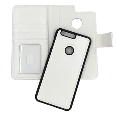 Magnetskal/plånbok ""2 i 1"" Huawei Honor 8 - Vit