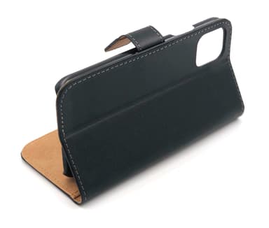SKALO iPhone 11 Pro Max Plånboksfodral Äkta Skinn - Gul