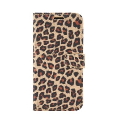 iPhone 12 / 12 Pro Plånboksfodral Fodral Leopard - Brun