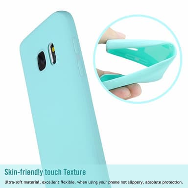 SKALO Samsung S7 Ultratunn TPU-Skal - Svart