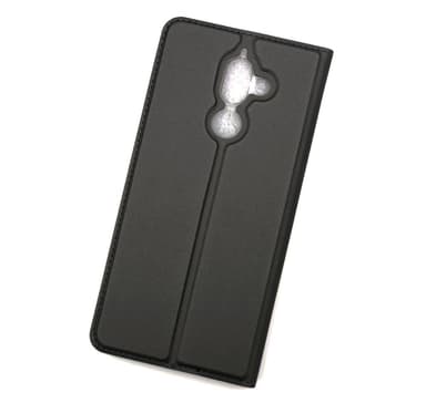 Plånboksfodral Ultratunn design Nokia 7 Plus - Mörkgrå