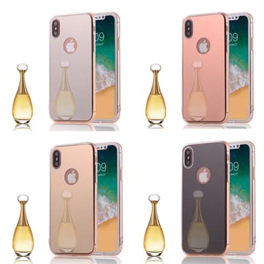 Spegelskal iPhone X/XS - Svart