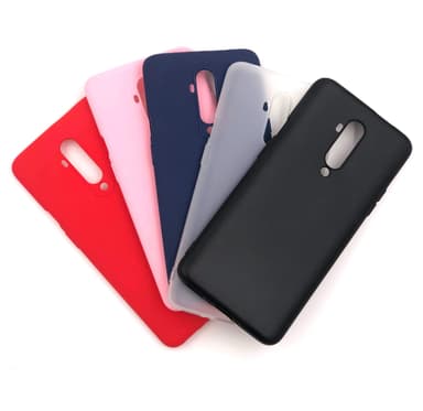 Oneplus 7T Pro Ultratunn Silikonskal - Vit