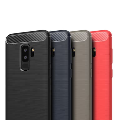 SKALO Samsung S9 Plus Armor Carbon Stöttåligt TPU-skal - Grå