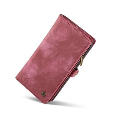 CASEME iPhone 12 Pro Max Retro plånboksfodral - Röd